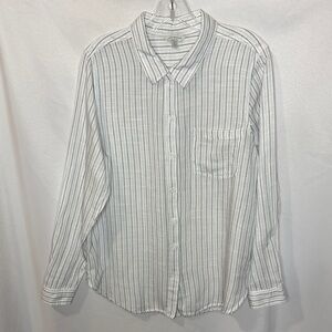 Lucky Brand Striped Cotton Modal Women's Shirt